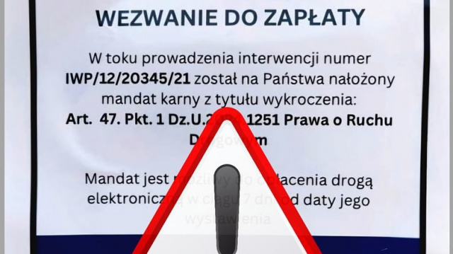 Uwaga na fałszywe mandaty za szybą. Policja ostrzega przed kodami QR