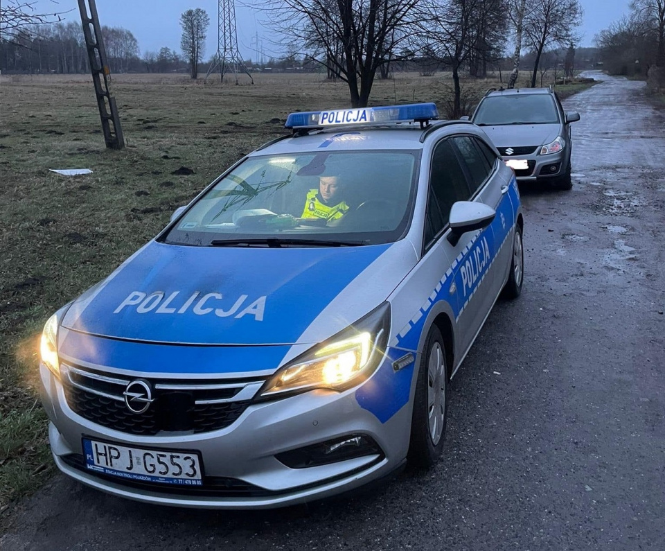 Policjanci z Namysłowa zatrzymali pijanego kierowcę [fot. KPP Namysłów]