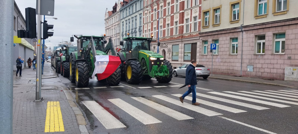 Protesty rolników w Opolu [fot. A. Stefaniak]