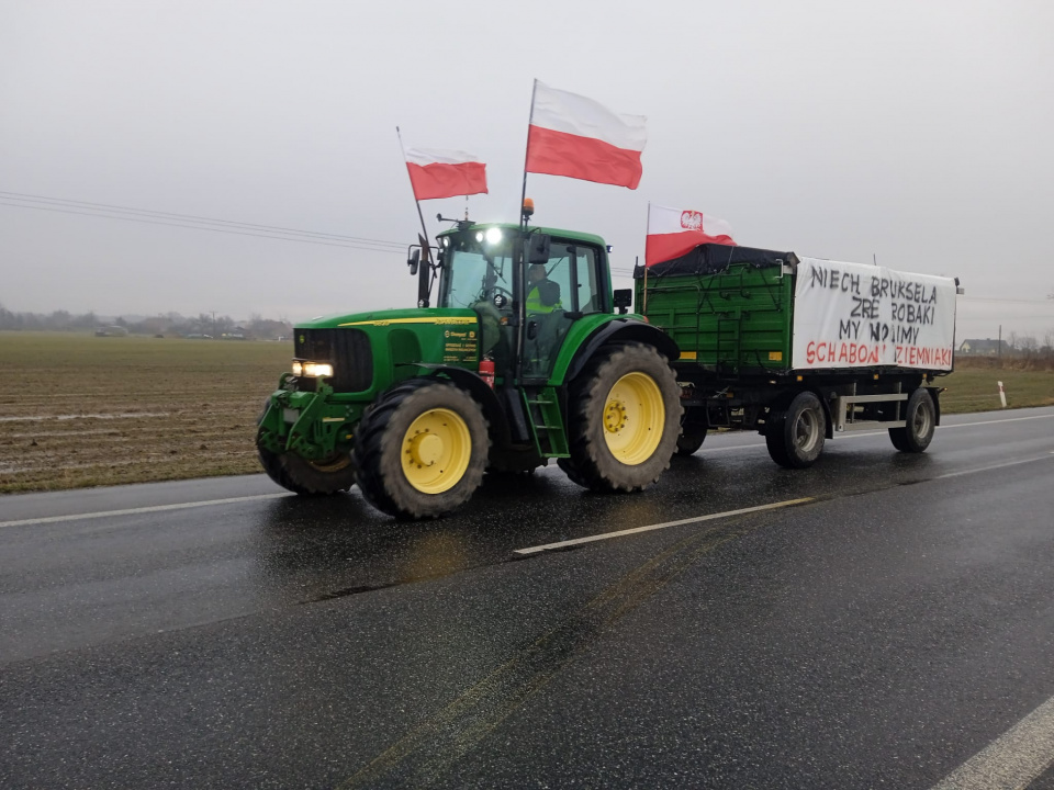 Protest rolników z powiatu Nyskiego [fot. Adam Wołek]