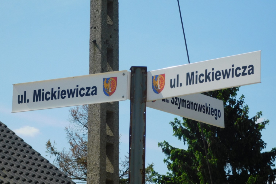 Ulica Mickiewicza w Zawadzkiem [fot. Joanna Gerlich]