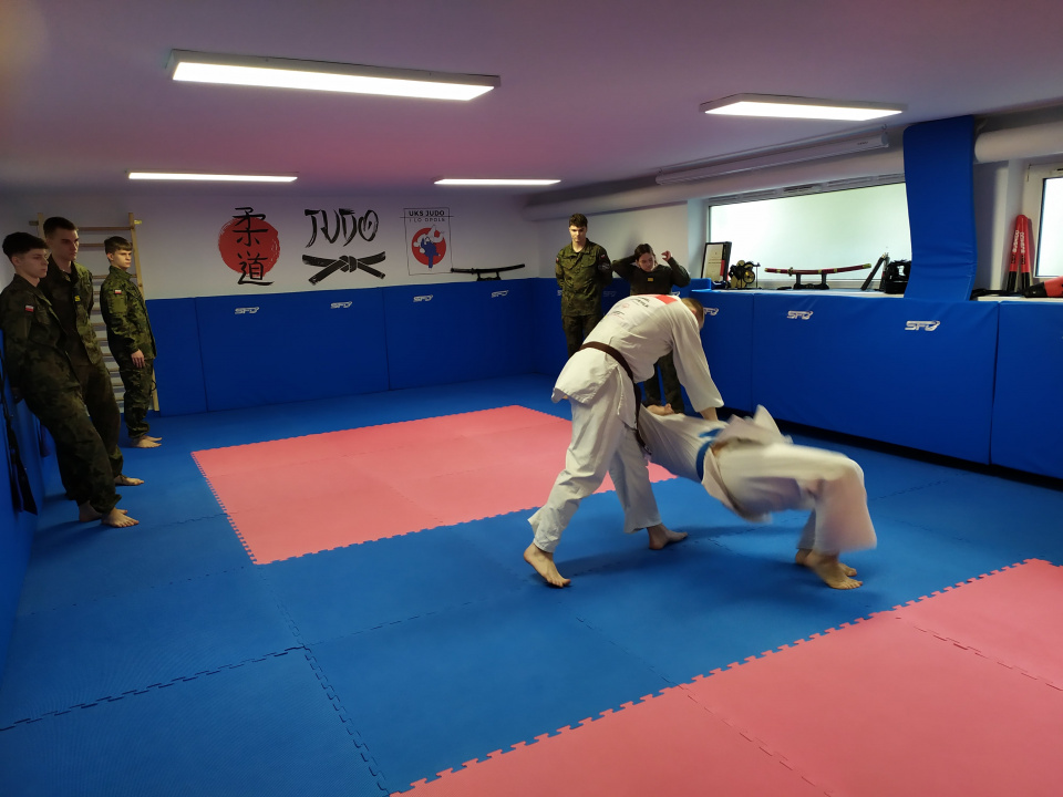 Otwarcie sali judo w I LO w Opolu [fot. Anna Kurc]