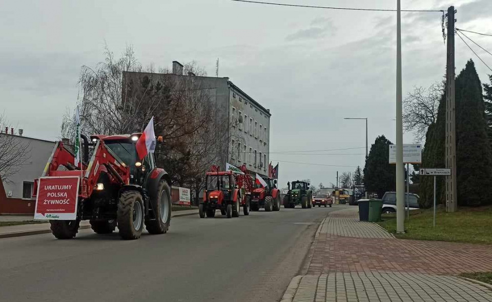 Protest rolników w powiecie głubczyckim i rolników z Czech - [fot: Grzegorz Frankowski]