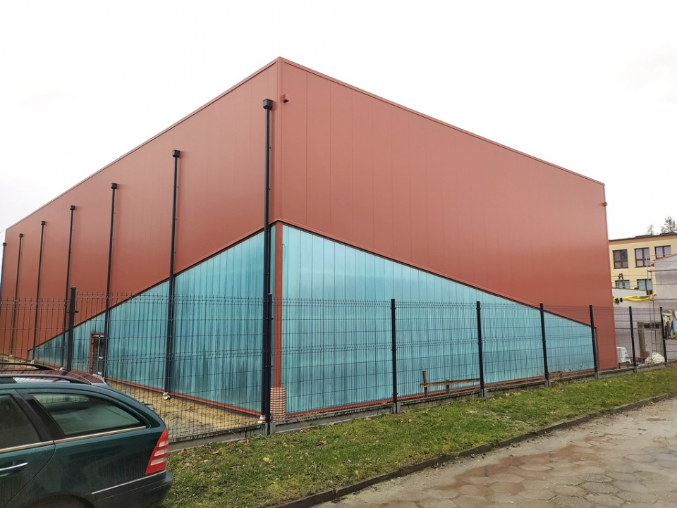 Budowa sali gimnastycznej dla ZSZ w Oleśnie [fot. Witold Wośtak]