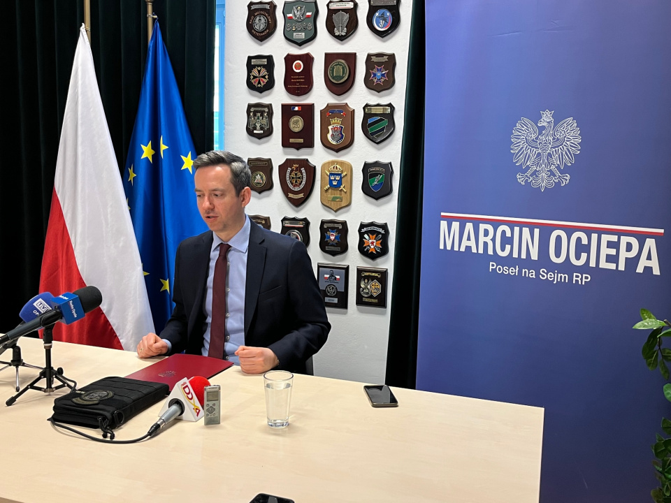 Poseł Marcin Ociepa pyta premiera Donalda Tuska co dalej z Polskim Ładem? [fot. Monika Matuszkiewicz]