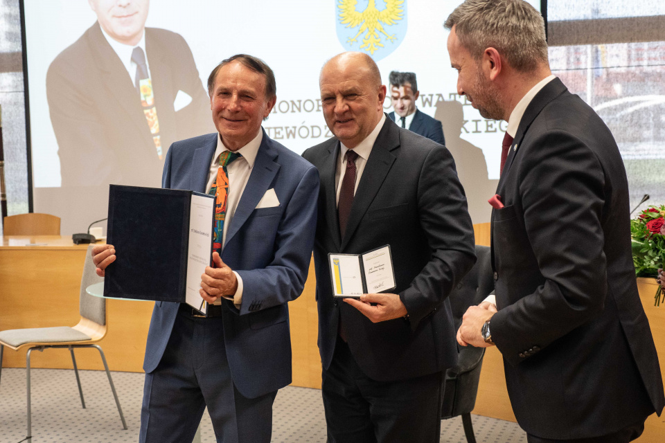 Uroczystość wręczenia nagrody Honorowego Obywatela Województwa Opolskiego [fot. Daria Pakuła]