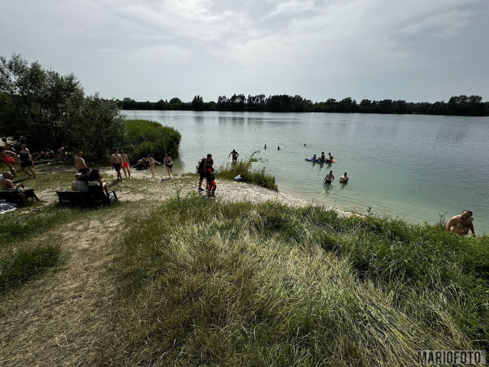 Młody mężczyzna utonął na kąpielisku Bolko w Opolu [fot. MARIO]