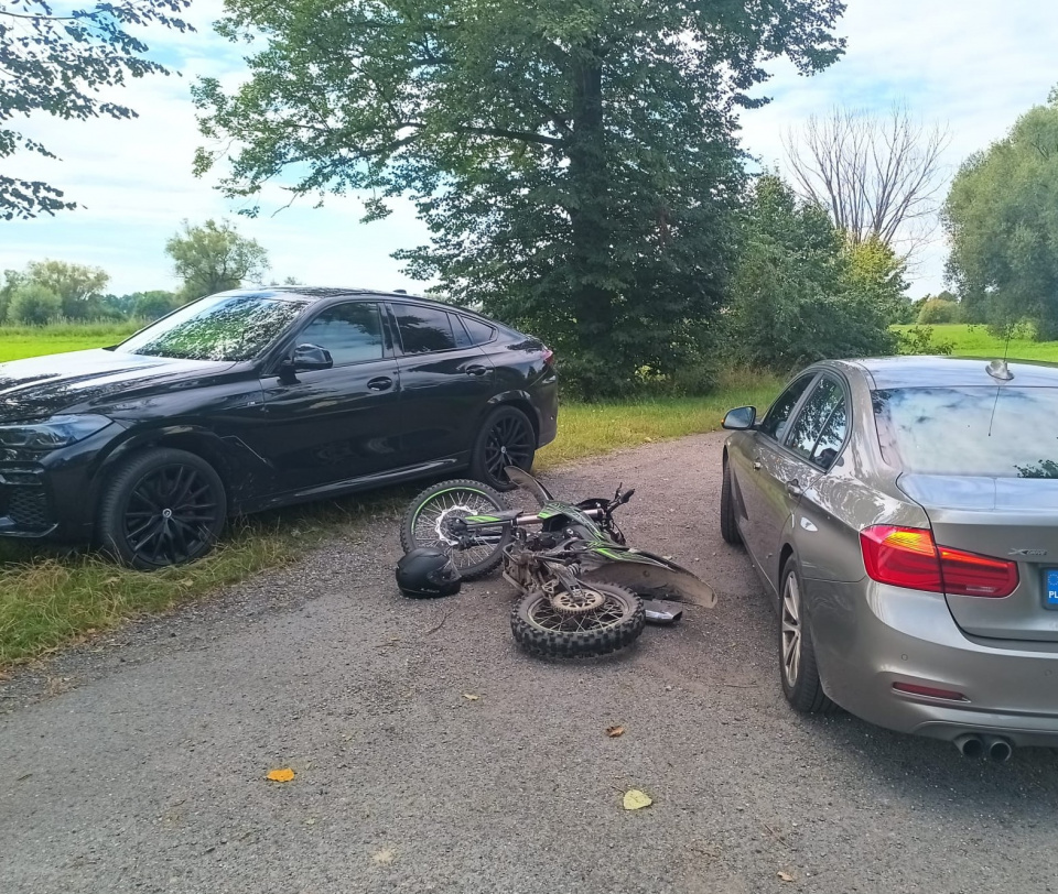 Nastolatek uciekał przed policją kradzionym motocyklem [fot. policja]