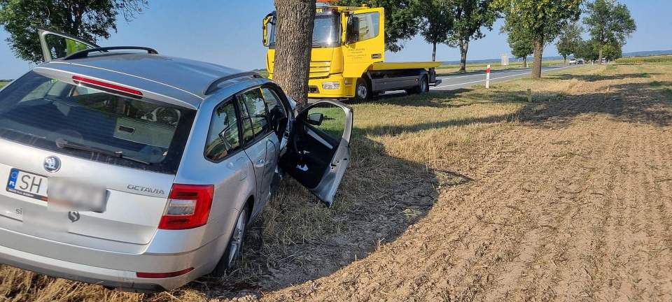 Wypadek koło Pakosławic [fot. Mario]