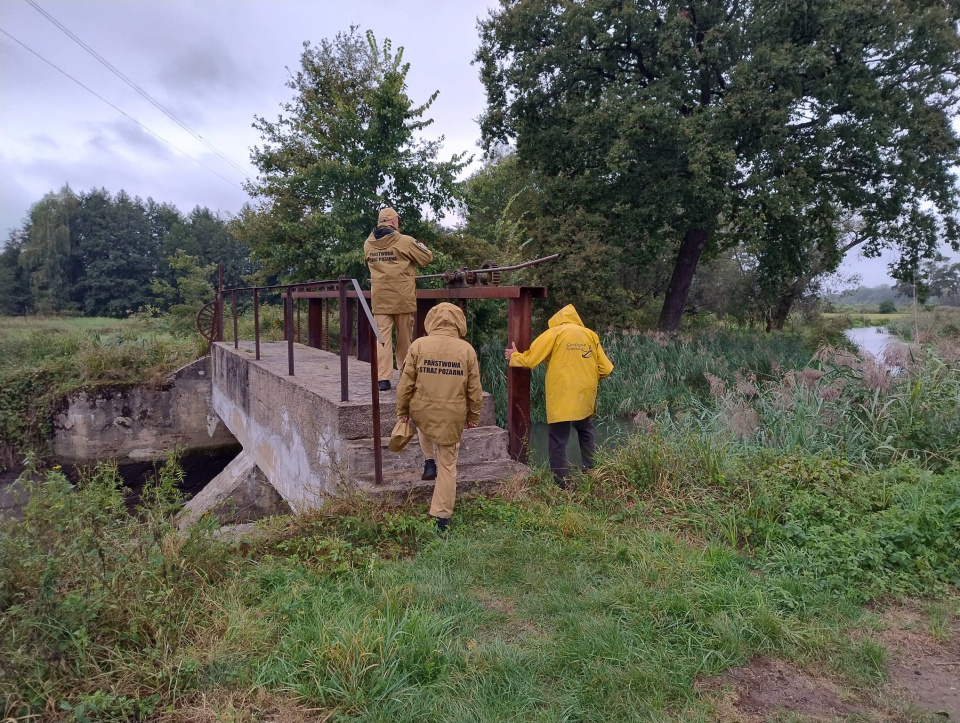 Rzeki i urządzenia hydrologiczne w powiecie krapkowickim fot. Rafał Bisowski KP PSP w Krapkowicach