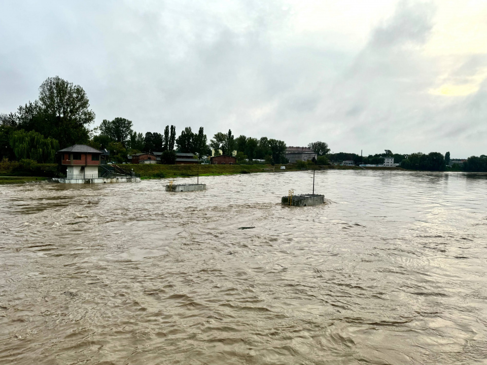 Opole: stan Odry (8:00, 16.09.2024) [Fot. Marcin Skomudek]