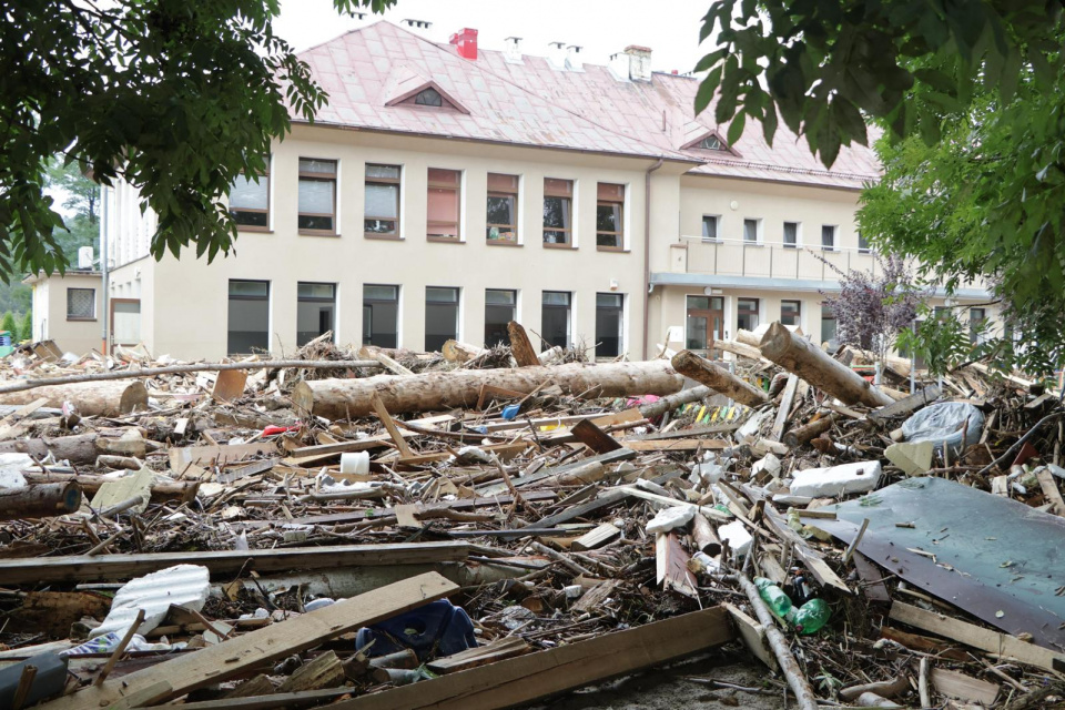 Zniszczenia w Głuchołazach po wielkiej wodzie [fot. Sławomir Mielnik]