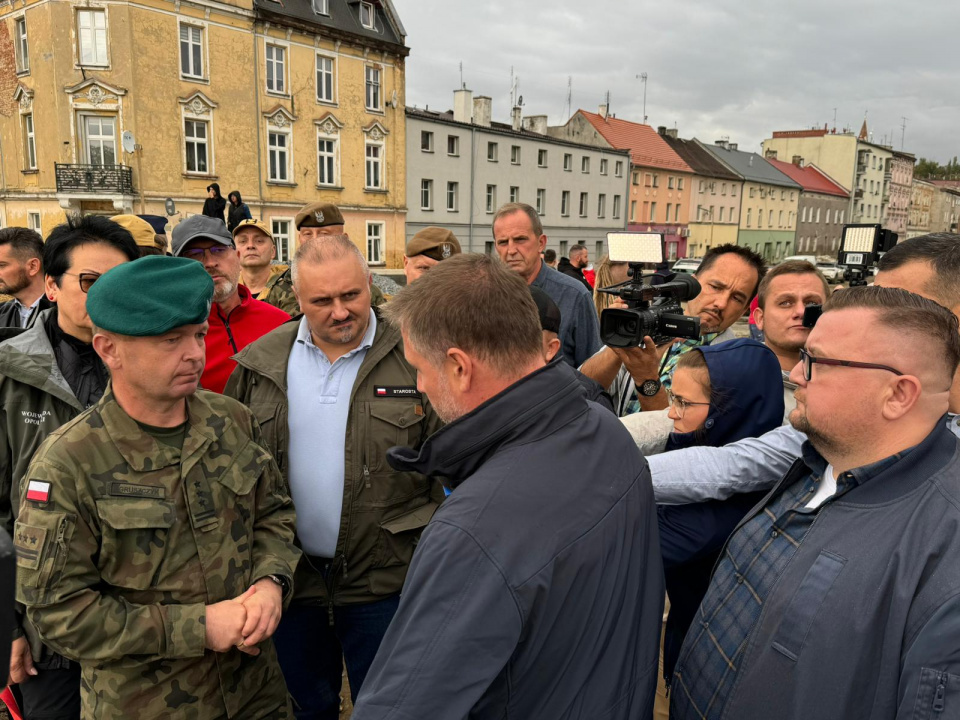 Pełnomocnik rządu ds. odbudowy Marcin Kierwiński wizytował dziś (28.09) w Głuchołazach [fot. archiwum prywatne]