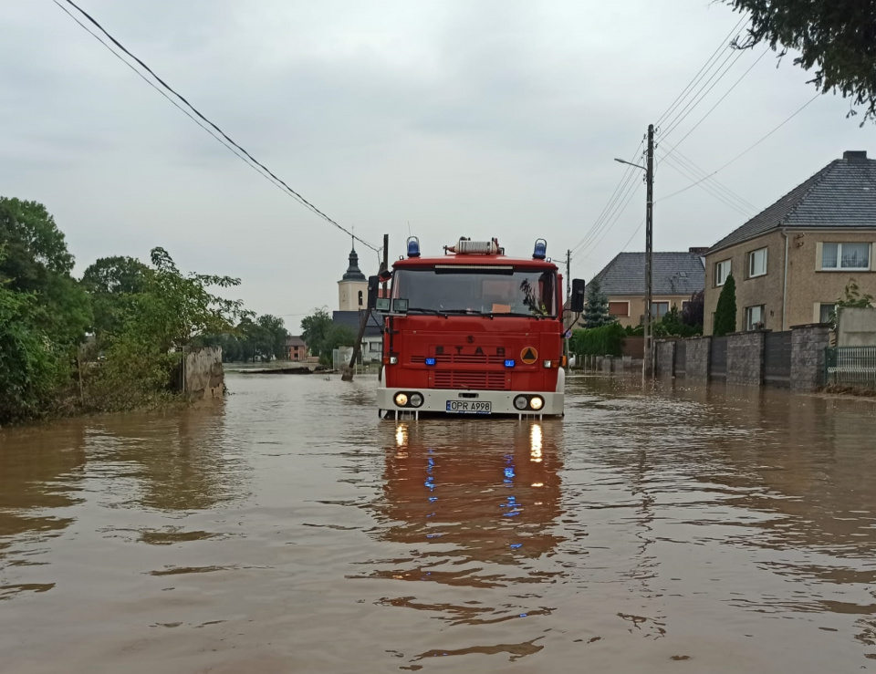 Powódź w gminie Głogówek [fot.UM Głogówek]