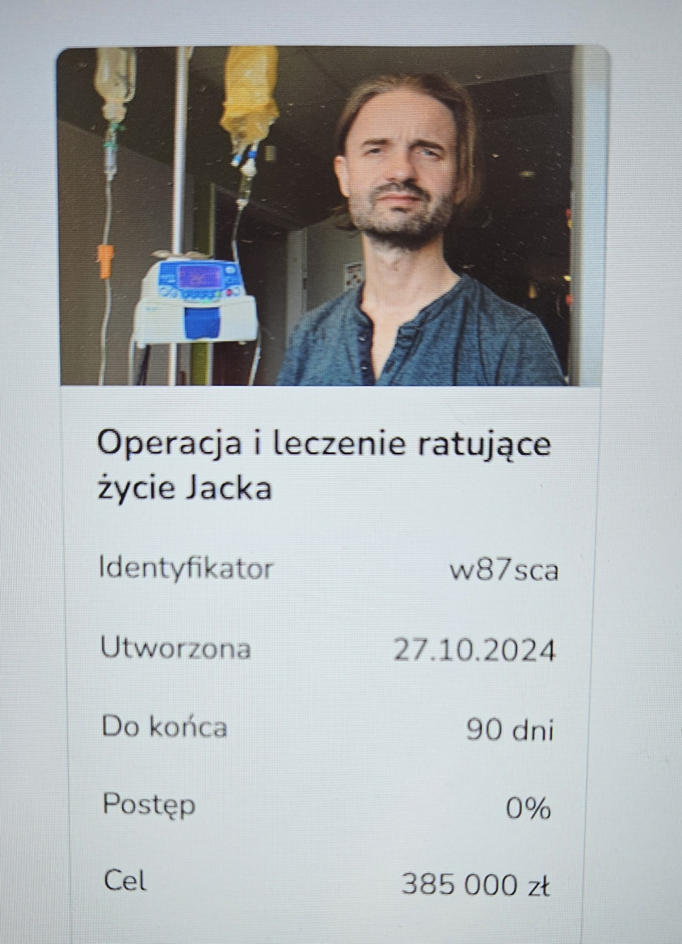 Radny Opola, społecznik i gitarzysta Złych Psów potrzebuje pieniędzy na leczenie [fot. facebook/Jacek Kasprzyk]