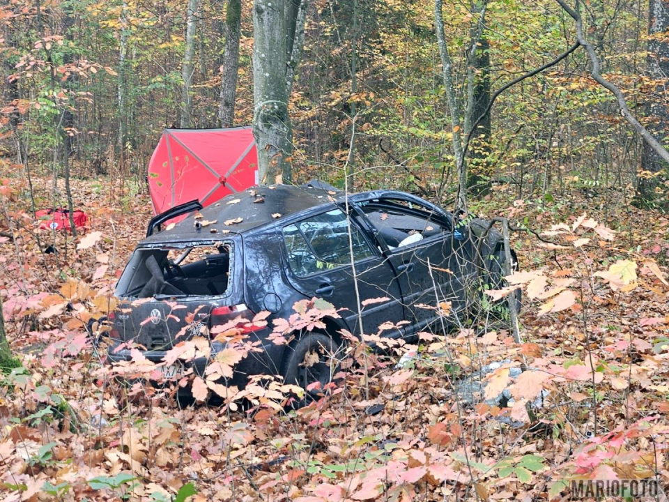 Wypadek w miejscowości Grabczok (fot. MARIO)