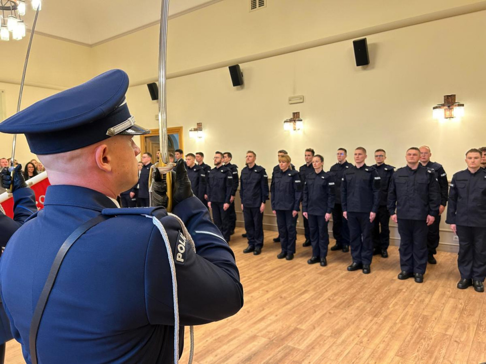 Ślubowanie policjantów [fot. opolska policja]