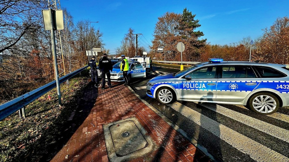 Policyjny pościg zakończony na obwodnicy Kędzierzyna-Koźla [fot. KPP Strzelce Opolskie]