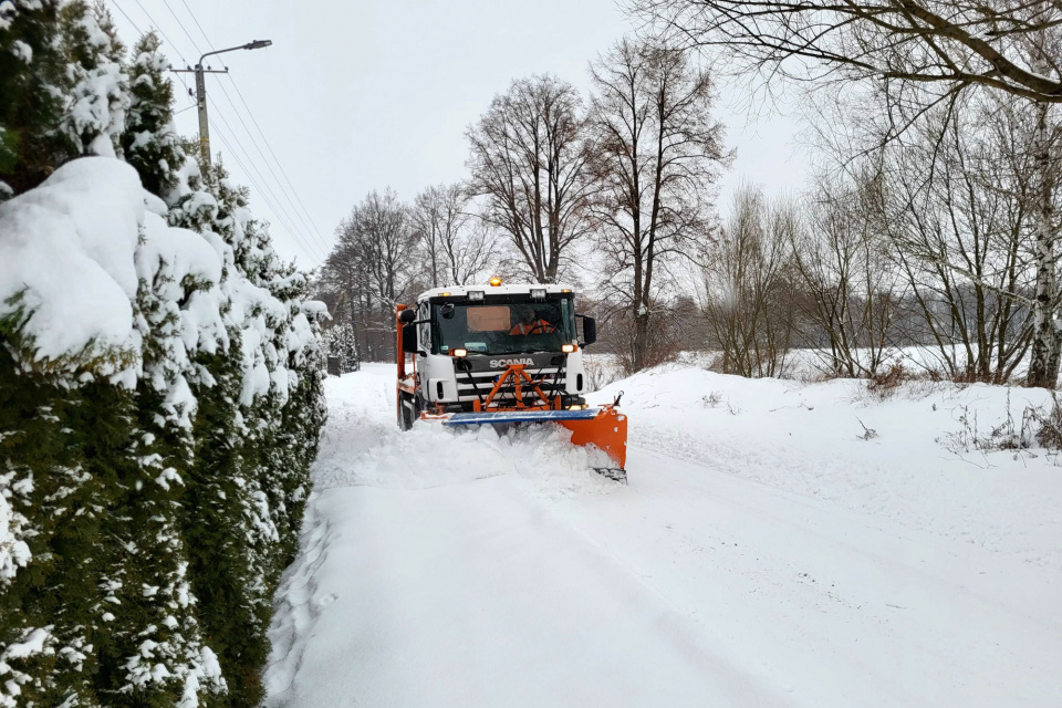 Pług śnieżny [fot. Adam Dubiński]