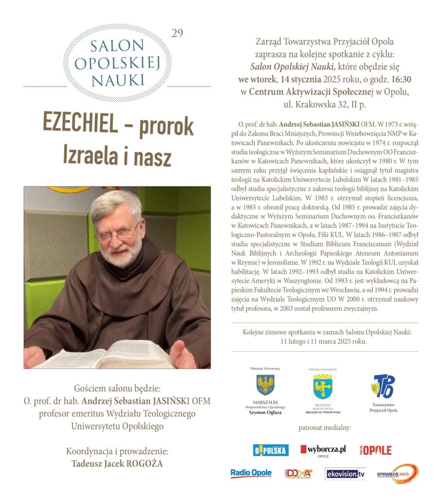 Salon Opolskiej Nauki zaprasza na spotkanie już w najbliższy wtorek (14.01) [fot. materiały organizatora]