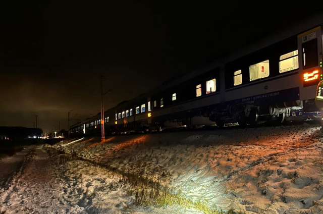 Awaryjne zatrzymanie pociągu na trasie Opole-Wrocław. Zmarł maszynista