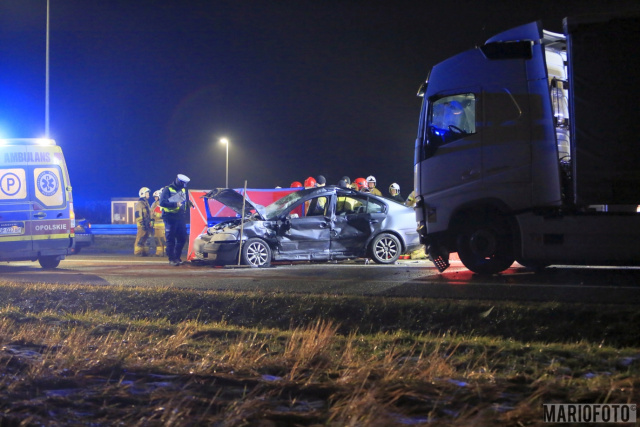 Po śmiertelnym wypadku zablokowana droga krajowa nr 46 Opole - Nysa