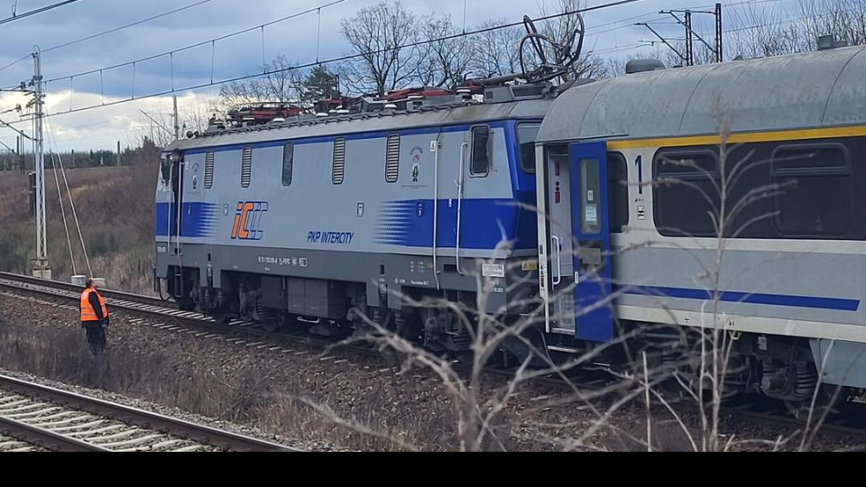 Ewakuacja pociągu Intercity [fot. KP PSP Kędzierzyn-Koźle]